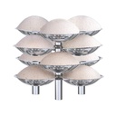 Hawkins Stainless Steel Idli Stand for 5+ Litre Pressure Cooker - Makes 12 Idlis, Silver