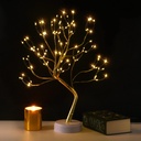 Twinkling Tree Fairy Light Spirit Tree Lamp - Aesthetic Night Light with Gold Branches (108 LED)