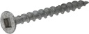 Galvanized Square Drive Deck Screw 8x3 - Pack of 100 by Hillman 71033