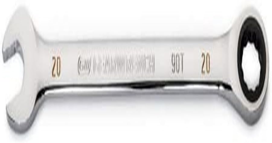 20mm GEARWRENCH 12 Point Ratcheting Combination Wrench with 4 Degree Swing Arc