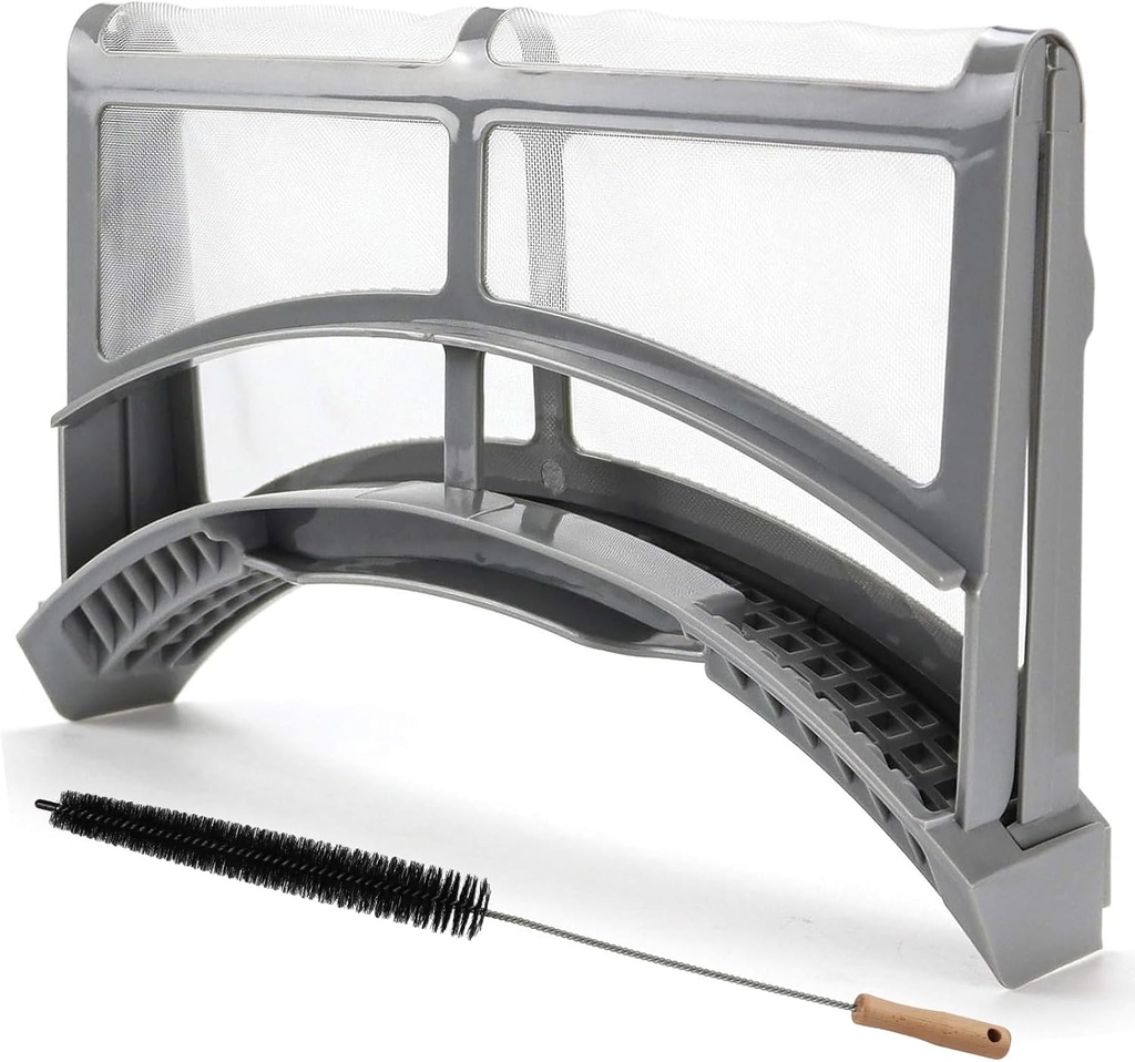 Replacement Dryer Lint Filter Screen with Brush for Samsung DV42H5200EW, DV42H5000GW, DV45K6500EV