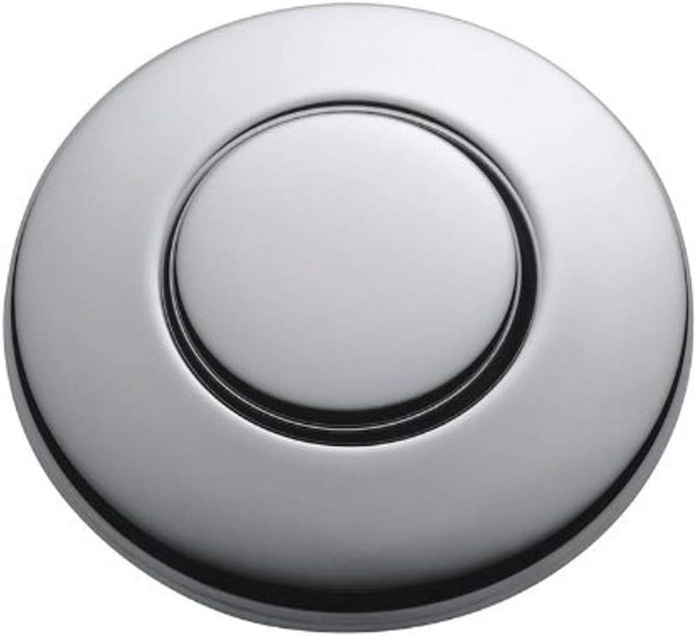 InSinkErator STC-CHRM Chrome Air Switch Decorative Button for Dual Outlet Garbage Disposal Kit
