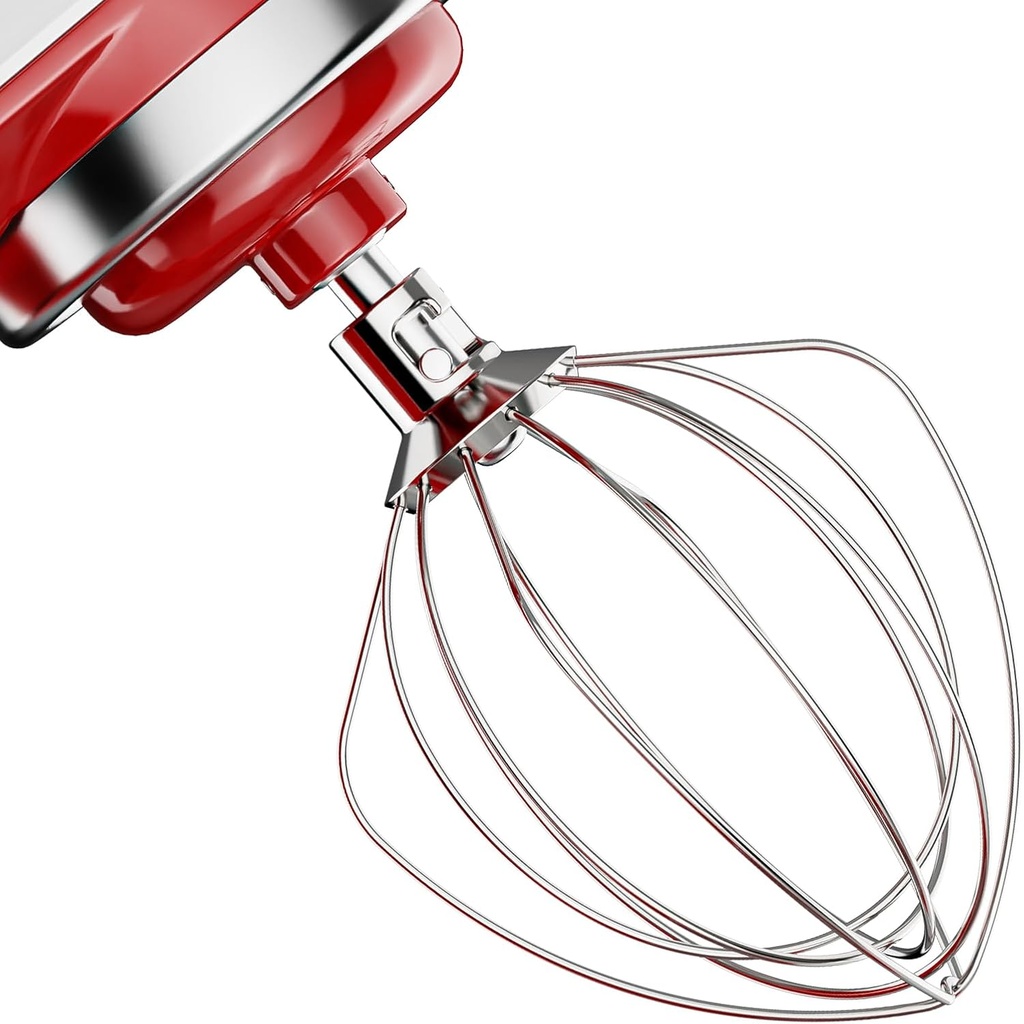 Stainless Steel Wire Whisk Attachment for Kitchenaid Stand Mixer - Compatible with 4.5-5Qt Tilt-Head Mixers - Ideal for Mixing Eggs, Cream, and Flour - Dishwasher Safe