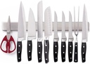 18" Heavy Duty Stainless Steel Magnetic Knife Holder - Wall Mounted Magnet Strip for Knives - Holds Up to 6 lbs - Easy Install Bar - Organize Kitchen & Art Supplies