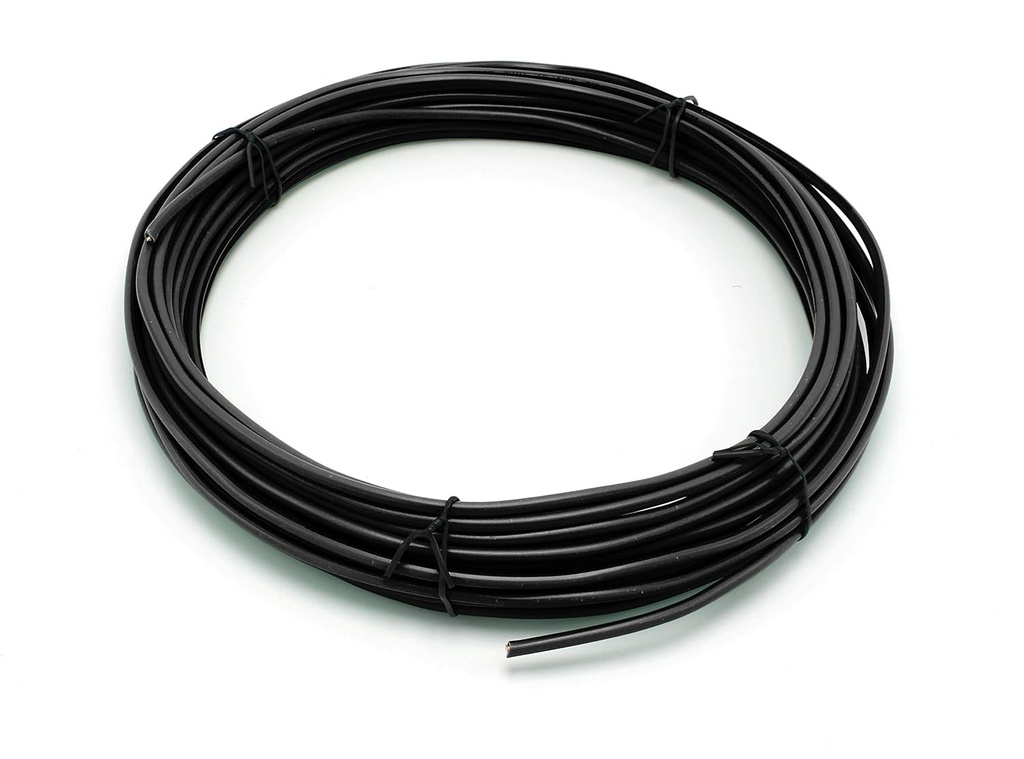 50 ft Insulated Solid Copper THHN/THWN Wire - 12 AWG, USA Made, Residential/Commercial/Industrial Grounding Electrical Wire 600V - Black