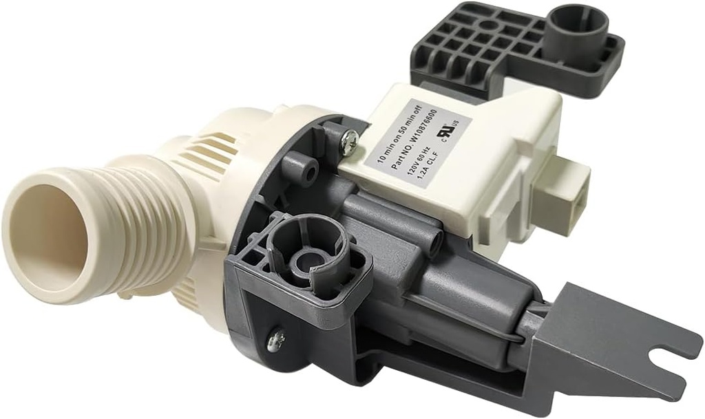 W10727777 W10876600 Washer Drain Pump for Whirlpool Kenmore Maytag Washing Machines - Replaces W10876600VP PS11738156 AP6004933