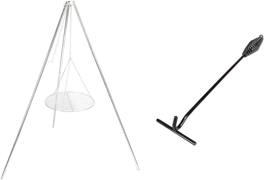 Durable Steel Cooking Tripod Stand by Stansport (Model 15997)