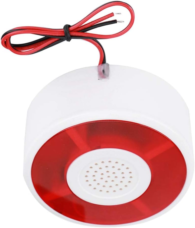 12V LED Flashing Security Alarm System Strobe Light Siren - Sonew Acousto-Optic Warning Lamp