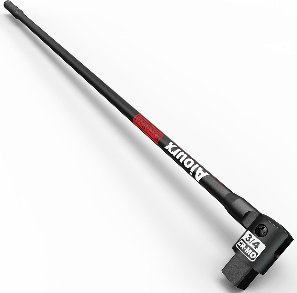 Heavy Duty Aiourx 3/4'' Drive Breaker Bar with Ball Lock Function and Laser Specifications