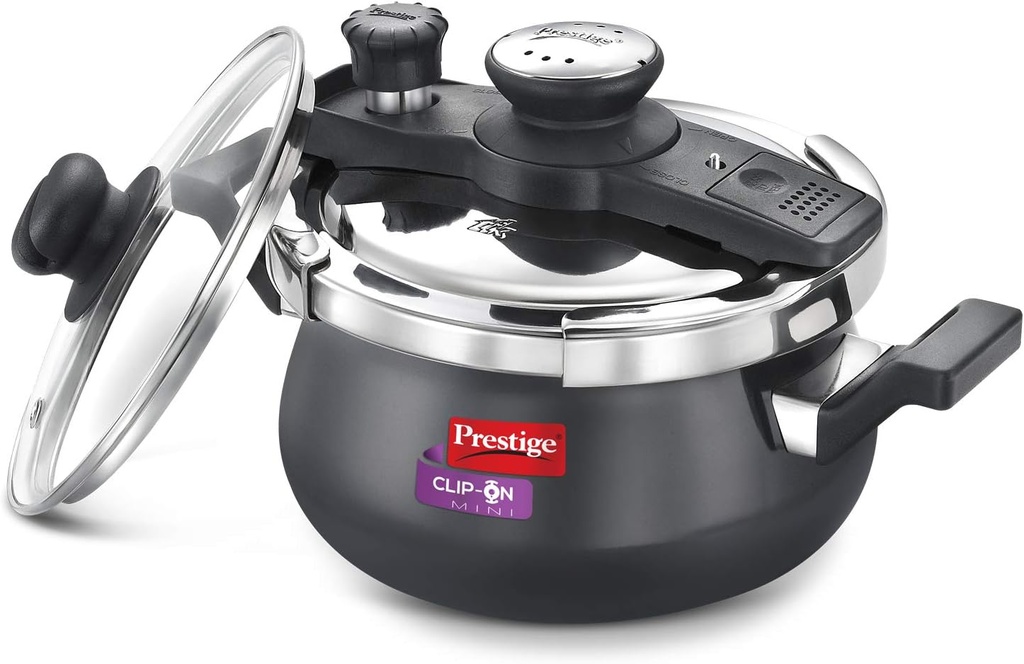 3 Liter Black Prestige Handi Pressure Cooker - Model PRCHAH3G