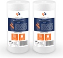 2-Pack Aquaboon 5 Micron 10 x 4.5 Whole House Sediment Filter Cartridge Compatible with DGD-5005, WFHD13001B, AP810 - Well Water Filter Replacement