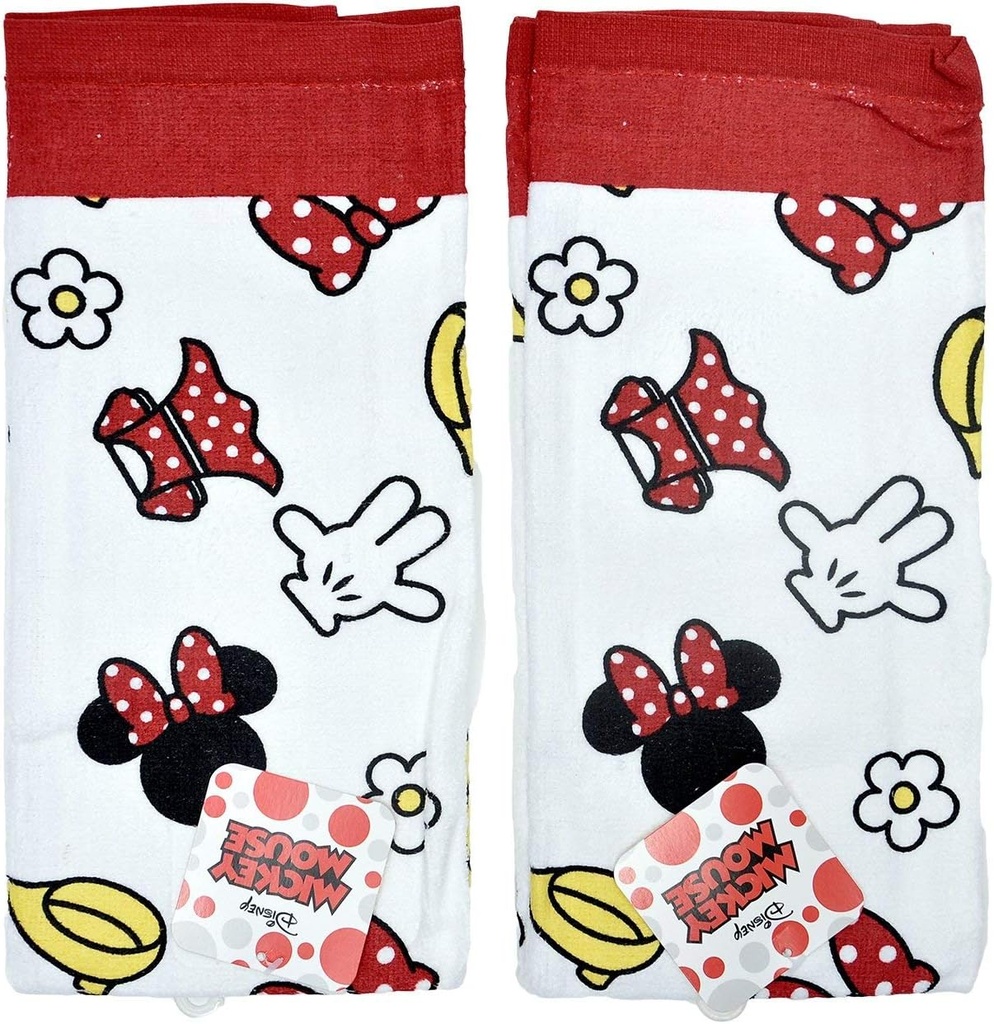 Minnie Mouse Red Disney Kitchen Cloths 2 Piece Set - Dish Towels
