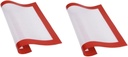 Silicone Baking Mats Set for Kitchen Counter, Air Fryer, and Oven - 2 Pack with Mini Wire Bread Basket