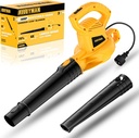 Lightweight 7AMP Electric Leaf Blower - Portable 130MPH Lawn Blower for Lawn Care and Snow Blowing - ALLOYMAN Mini Blower