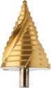 6-65mm Large Titanium Coated Step Drill Bit for HSS Spiral Groove Cone Hole Cutter - OCGIG