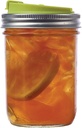 Green Wide Mouth Mason Jar Lid - Jarware Drink Lid