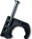 XFITTING J Clamps for 1/2" Pex, Copper, CPVC Tubing with Nail, 26-4-2 (50 Pack)