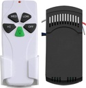Universal Ceiling Fan Remote Control Kit for Hampton Bay Hunter Westinghouse Honeywell Kichler Litex - Replaces KUJCE9103 UC7030T FAN-53T 2AAZPFAN-53T FAN-11T FAN-35T - 3-Speed & Light On/Off Control