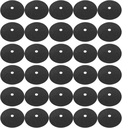 30 Pack Tiiyee Tree Weed Barrier Mat - Degradable Rubber Mulch Ring Protector for Landscaping - Non Woven Garden Weed Control and Root Protection