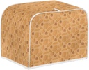 Two Piece Bread Type Print Toaster Appliance Dust Cover for Kitchen Small Appliances