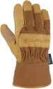 Durable Carhartt Men's Insulated Grain Leather Work Glove with Safety Cuff