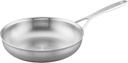 Demeyere Industry 5-Ply 9.5-inch Stainless Steel Frying Pan for Professional Cooking
