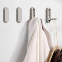 Brushed Nickel Foldable Towel Hooks - Heavy Duty Coat & Purse Hook Wall Mount - Bathroom, Closet, Entryway, Pool, Kitchen Storage Solution (4 Pack)