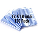 12x16 Inch PVC Heat Shrink Wrap Bags - 120PCS for DIY, Gifts, Bath Bombs, Soaps, Candles, Shoes, DVDs/CDs, Jars - D DATADAGO