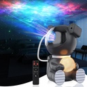 Astronaut Galaxy Projector with Moon Lamp and Remote Control - LED Nebula Night Light for Kids, Bedroom Decor, Party Gift