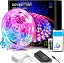 20ft Daybetter LED Strip Lights - 5050 RGB Color Changing Lights for Bedroom Party Decor