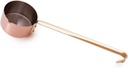 Mauviel Mini Copper Sauce Pan 0.3-qt with Long Handle - Made In France