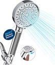 Cobbe Filtered Shower Head with Handheld - Reduces Chlorine by Over 99% - 2.0 Carbon Filter System for Soft Water - Beads for Hard Water - Eliminates Dry Skin - Chrome