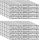 2500 PCS Small Black Vinyl Letter Stickers - Waterproof Alphabet Stickers for Scrapbooking, Water Bottles, Mailbox - 1/2 Inch Mini Deco Stickers - Self Adhesive (0.5 Inch)