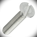 100 High-Strength Stainless Steel Sheet Metal Screws 0-80 x 1/8" Flat Head Slotted Machine Screws - Durable Indoor/Outdoor Crafting Screws