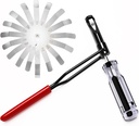 COITEK 10mm Jam Nut Tool with Angled Feeler Gauge & Valve Adjusting Stud for Honda/VTEC/Toyota/Nisan/Mit-su/Ma-zda