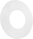 7’¾ Inch Ceiling Medallion Cover Ring for Pendant Light Fixture - White Steel - Home Improvement