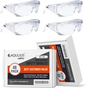 Anti-Fog & Scratch Resistant Clear Safety Glasses - Bulk Pack Over Prescription Eyewear - OTG Protective Goggles