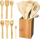 IGA Istanbul Gastronomi Atölyesi IGA - Bamboo Utensil Set with Peeler - Basic Bundle
