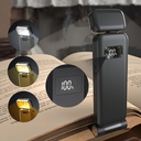 AWLKIM Clip-on Book Light with Power Display, Rechargeable LED Lamp for Reading in Bed, Adjustable Brightness and 3 Color Temperatures