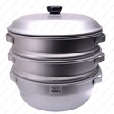 16-Inch 3-Tier Aluminum Steamer by M.V. Trading ST40