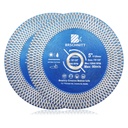 2-Pack 5" BRSCHNITT Diamond Porcelain Tile Saw Blades - Super Thin Disc for Cutting & Grinding Ceramic Tiles, Granite, Marble - Angle Grinder Circle Saw Blade with X Teeth & Arbor 7/8"-5/8