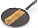 Large Non Stick Dosa Pan with 285mm Size and 2.6mm Thickness - Black Color, Round Griddle Cookware Pan