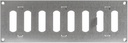 Adjustable Galvanized Air Wall Vent Cover - 12" x 4" - Indoor/Outdoor Metal Grille for Home, Garage, Shed - Heating, Cooling, Ventilation - Open/Close Register 11.81 x 3.93