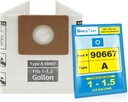 20 Pack SpaceTent 90667 Type A Shop Vac 1.5 Gallon Filter Bags for Shop Vac 1-1.5 Gallon Vacuums