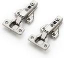 Adjustable Soft Close Full Overlay Cabinet Door Hinges for Face Frame Cabinets - 2 Pack by Ravinte