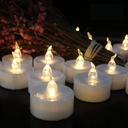 50 Pack Flameless LED Tea Lights Candles - Warm White, Lasts 200+ Hours - Perfect for Mother's Day and Home Decoration