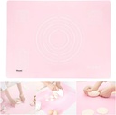 Food-Grade Silicone Baking Mat for Non-Stick Rolling Dough and Pastry Making in the Kitchen - Nonslip Oven Mat for Cookies