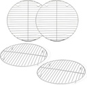 Set of 4 TeamFar 10.5" Stainless Steel Cooling Racks for Baking, Steaming, Roasting - Oven & Dishwasher Safe, Non-toxic