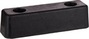 Buyers Products B5760 Molded Rubber Bumper Set - 2" x 2-1/4" x 7-3/4" - Truck & Trailer Protection - Durable Dock Bumper for Equipment Delivery