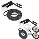 Beaquicy Dryer Maintenance Repair Kit with Drum Belt, Pulley, Roller, Idler, and Door Switch - Compatible with Whirlpool Models